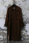 Mutedance 24 Autumn and Winter Double Breasted Lapel Jacket MD-MD24FW04-BROWN MD24FW03